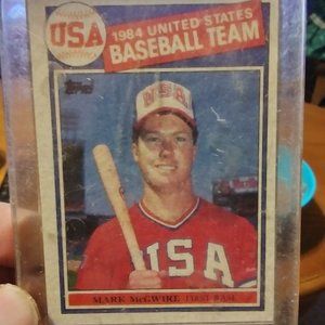 1984 troops mark McGuire #401 baseball card